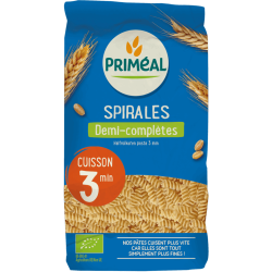 Spirales demi-complètes 3 min bio Priméal Priméal  dans votre magasin bio en ligne Etiketbio.eu