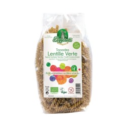 Torsades lentilles vertes bio 250g Lazzaretti Lazaretti  dans votre magasin bio en ligne Etiketbio.eu
