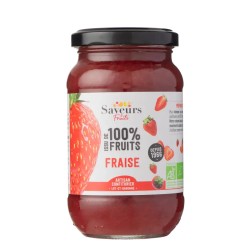 Préparation 100% Fruits Fraise Saveurs & Fruits Saveurs & Fruits  dans votre magasin bio en ligne Etiketbio.eu