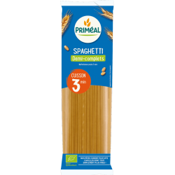 Spaghettis demi-complets 3 min bio Priméal Priméal  dans votre magasin bio en ligne Etiketbio.eu