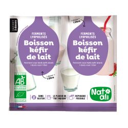 Ferment kéfir de lait bio Natali 2x6g Natali  dans votre magasin bio en ligne Etiketbio.eu