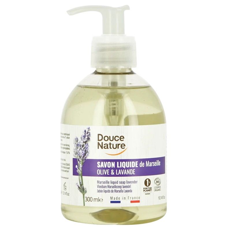 Savon Marseille Liquide 300ml Lavandin Douce Nature Douce Nature  dans votre magasin bio en ligne Etiketbio.eu