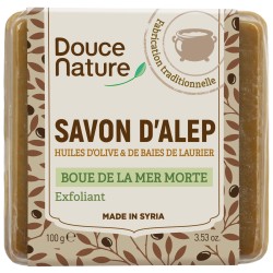 Savon d'Alep Boue Mer Morte 100g Douce Nature Douce Nature  dans votre magasin bio en ligne Etiketbio.eu