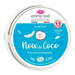 Baume karité coco bio équitable 140g Emma Noël Emma Noël  dans votre magasin bio en ligne Etiketbio.eu