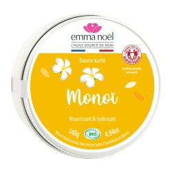 Baume karité monoï bio équitable 140g Emma Noël Emma Noël  dans votre magasin bio en ligne Etiketbio.eu