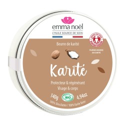 Beurre de karité bio équitable 140g Emma Noël Emma Noël  dans votre magasin bio en ligne Etiketbio.eu