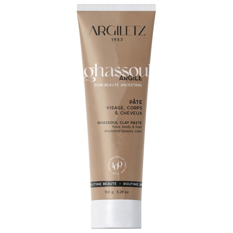 Tube argile ghassoul 150g Argiletz Argiletz  dans votre magasin bio en ligne Etiketbio.eu