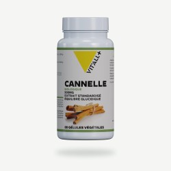 Cannelle bio 500 mg Vit'All+ – 80 gélules Vit'all +  dans votre magasin bio en ligne Etiketbio.eu
