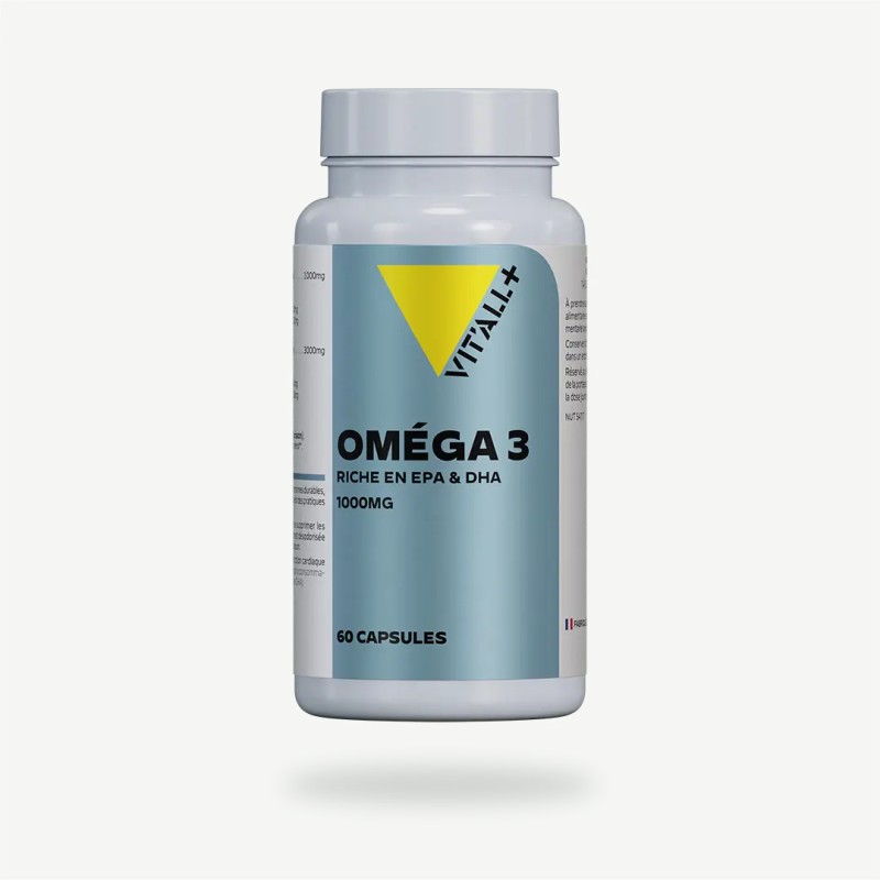 Oméga 3 1000 mg Vit'All+ – 60 capsules Vit'all +  dans votre magasin bio en ligne Etiketbio.eu