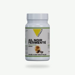 Ail noir fermenté bio 600 mg Vit'All+ 30 gél Vit'all +  dans votre magasin bio en ligne Etiketbio.eu