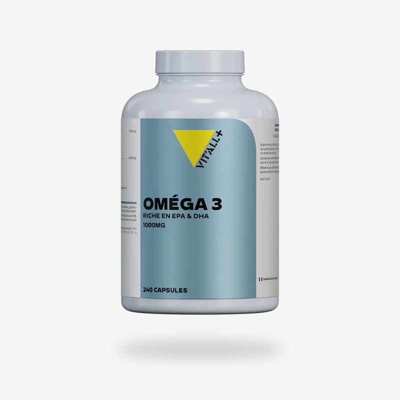 Oméga 3 1000 mg Vit'All+ – 240 capsules Vit'all +  dans votre magasin bio en ligne Etiketbio.eu