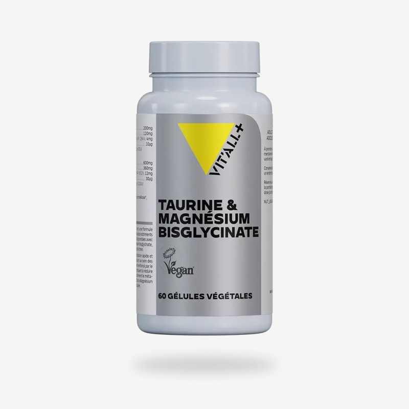 Taurine & Magnésium bisglycinate Vit'All+ 60 Vit'all +  dans votre magasin bio en ligne Etiketbio.eu