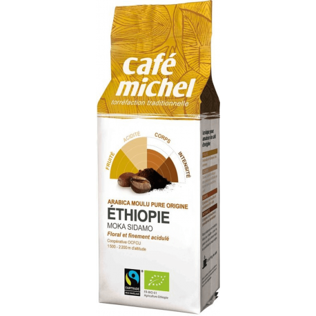 CAFE D'ETHIOPIE PUR ARABICA 250G MOULU | CAFE MICHEL | Acheter sur ...