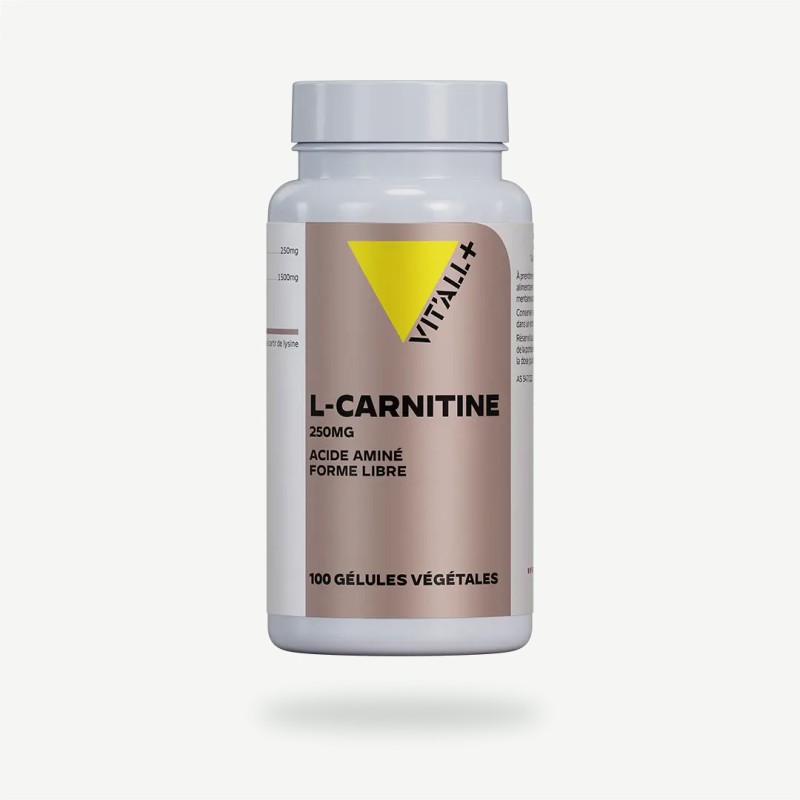 L-Carnitine 250 mg 50 gélules Vit'all+ Vit'all +  dans votre magasin bio en ligne Etiketbio.eu