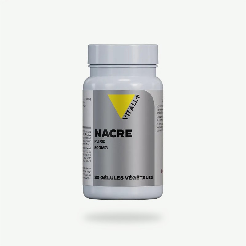 Nacre pure 500 mg 30 gélules Vit'all+ Vit'all +  dans votre magasin bio en ligne Etiketbio.eu