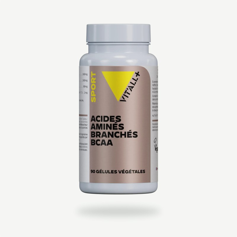 BCAA Acides Aminés Branchés 90 gél Vit'all+ Vit'all +  dans votre magasin bio en ligne Etiketbio.eu