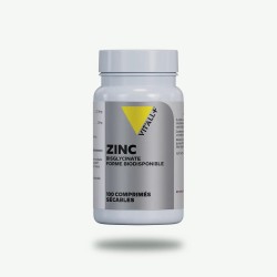 Zinc bisglycinate 15 mg 100 gélules Vit'all+ Vit'all +  dans votre magasin bio en ligne Etiketbio.eu
