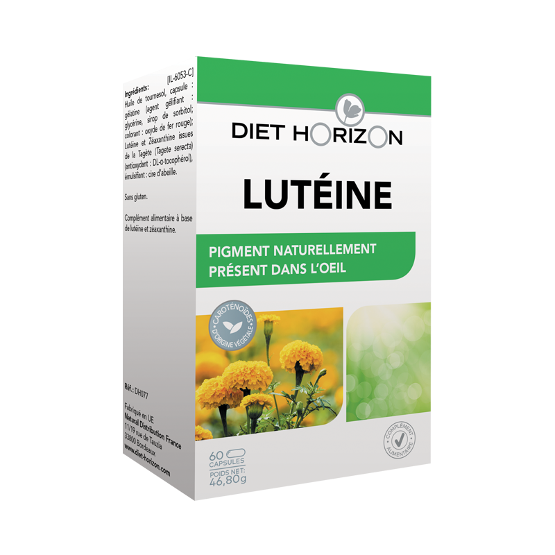 Lutéine 20 mg 60 capsules Diet Horizon