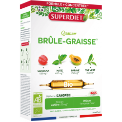 Quatuor Guarana Brûle-Graisse Bio Super Diet Super Diet  dans votre magasin bio en ligne Etiketbio.eu