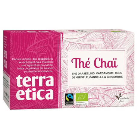 The chai 20 sachets Terra Etica dans votre magasin bio en ligne Etiketbio.eu The chai 20 sachets Terra Etica dans votre magasin bio en ligne Etiketbio.eu