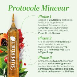 Protocole Minceur Bio Super Diet 30 ampoules Super Diet  dans votre magasin bio en ligne Etiketbio.eu