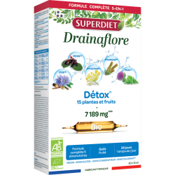 Drainaflore Bio 20 ampoules Super Diet