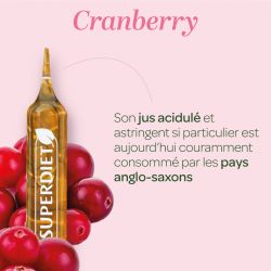 Cranberry bio 20 ampoules Super Diet Super Diet  dans votre magasin bio en ligne Etiketbio.eu