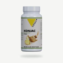 Konjac Bio 570 mg Vit'all+ 100 gélules Vit'all +  dans votre magasin bio en ligne Etiketbio.eu