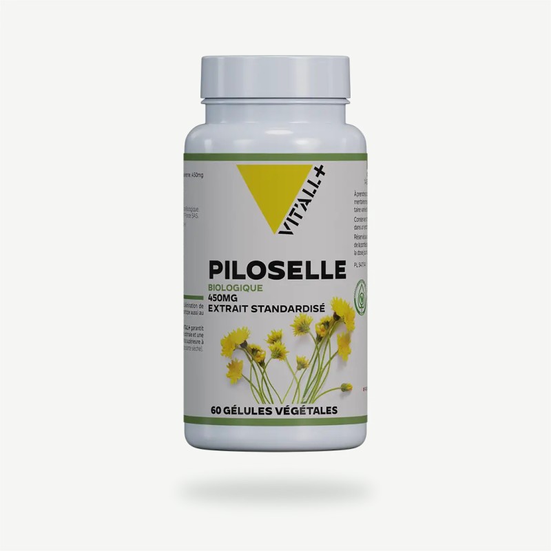 Piloselle Bio 450 mg Vit'all+ 60 gélules Vit'all +  dans votre magasin bio en ligne Etiketbio.eu