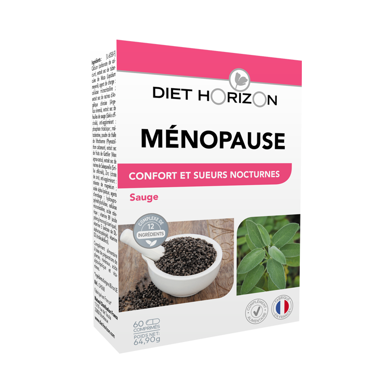 Ménopause 60 comprimés Diet Horizon Diet Horizon  dans votre magasin bio en ligne Etiketbio.eu