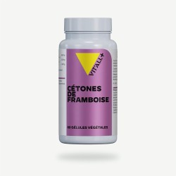 Cétones de Framboise 300 mg Vit'all+ 60 gélules Vit'all +  dans votre magasin bio en ligne Etiketbio.eu