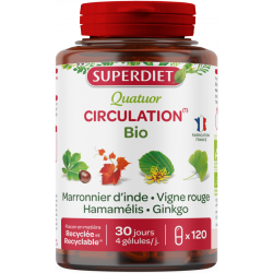 Quatuor Circulation bio 120 gélules Super Diet