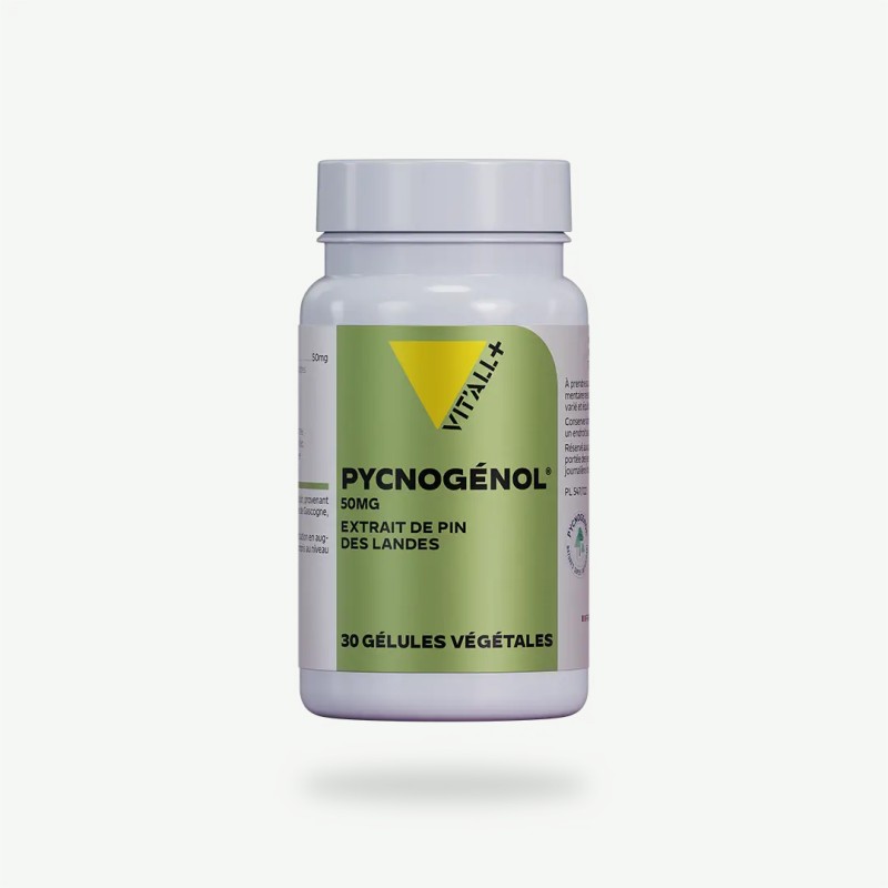 Pycnogénol 50 mg 30 gélules Vit'All+ Vit'all +  dans votre magasin bio en ligne Etiketbio.eu