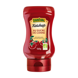 Ketchup bio 560g Danival flacon souple Danival  dans votre magasin bio en ligne Etiketbio.eu
