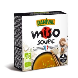 Miso soupe bio 4x10g Danival Danival  dans votre magasin bio en ligne Etiketbio.eu