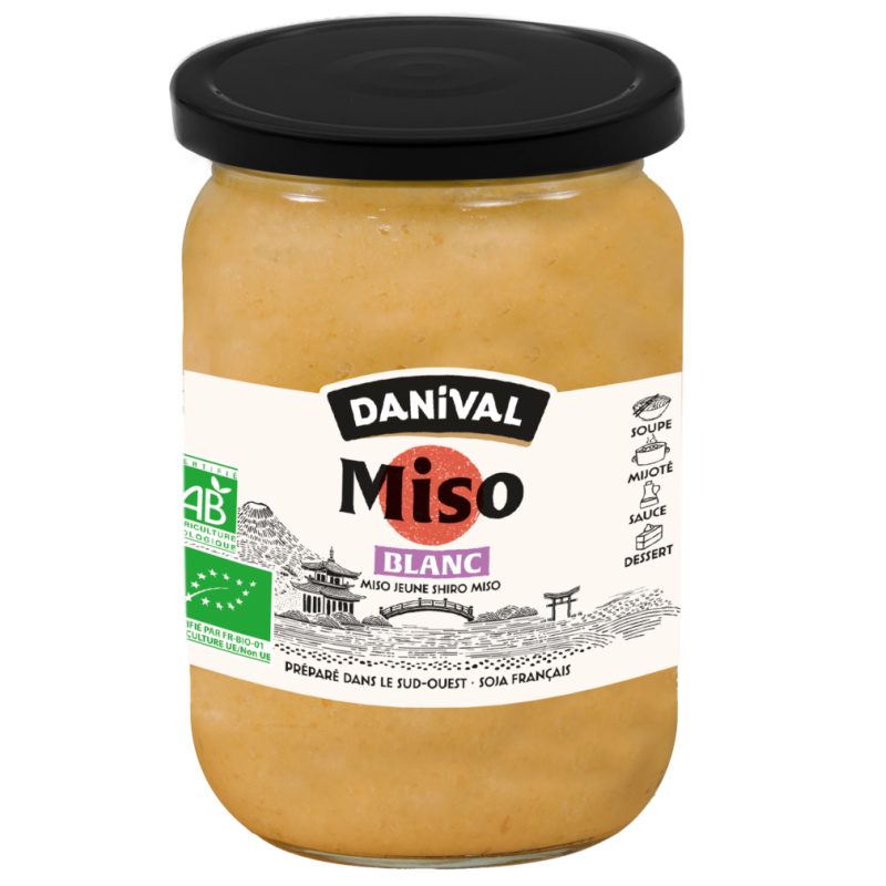 Miso blanc bio 200g Danival Danival  dans votre magasin bio en ligne Etiketbio.eu