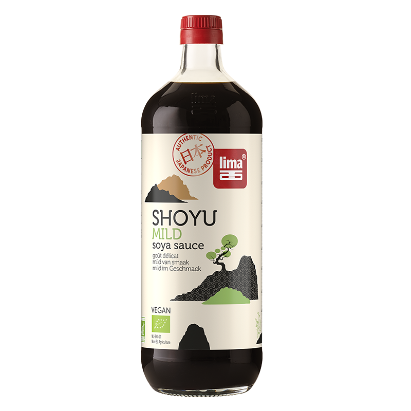 Shoyu Mild bio 1L Lima sauce soja Lima  dans votre magasin bio en ligne Etiketbio.eu