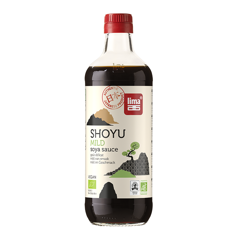Shoyu Mild bio 500ml Lima sauce soja Lima  dans votre magasin bio en ligne Etiketbio.eu