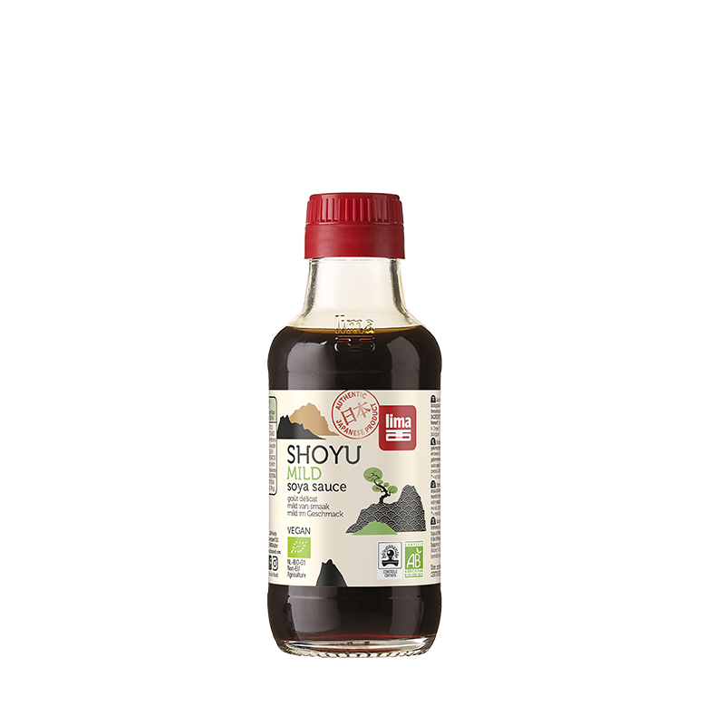Shoyu Mild bio 145ml Lima sauce soja Lima  dans votre magasin bio en ligne Etiketbio.eu