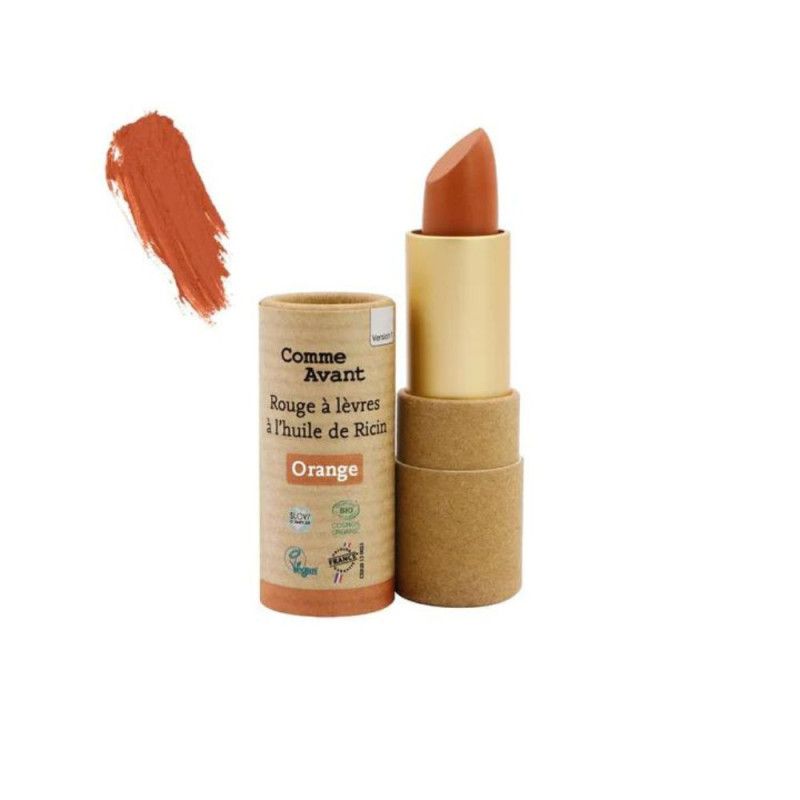 Rouge à lèvres orange ambré Comme Avant – 4 g Comme avant  dans votre magasin bio en ligne Etiketbio.eu