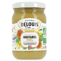 Moutarde au miel bio 200g Delouis Delouis  dans votre magasin bio en ligne Etiketbio.eu