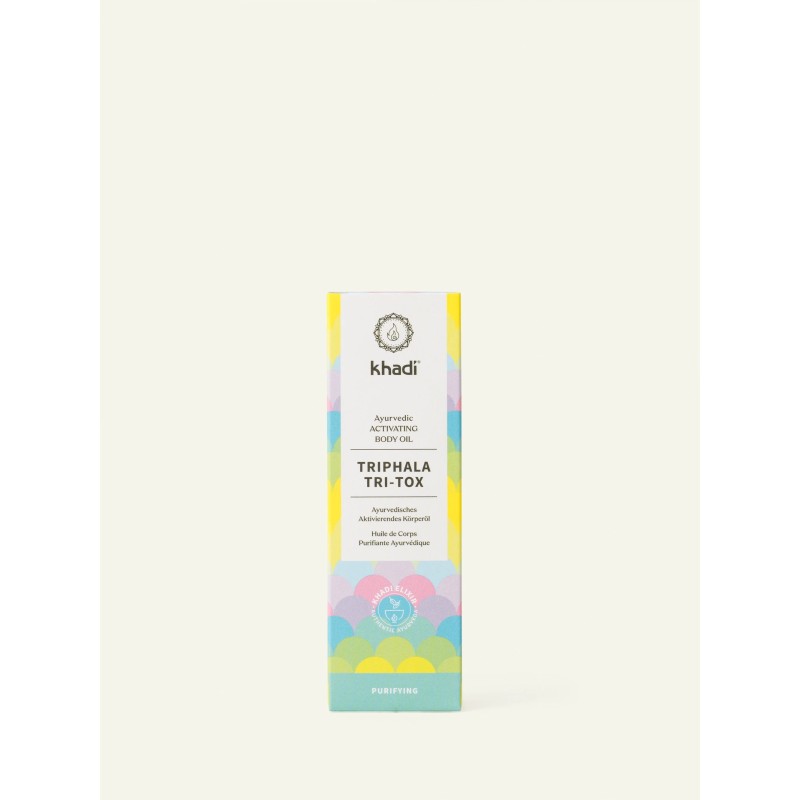 Huile corps Triphala Tri-Tox Khadi 50ml Khadi  dans votre magasin bio en ligne Etiketbio.eu