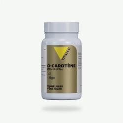Bêta-carotène 100 gélules Vit'all+ Vit'all +  dans votre magasin bio en ligne Etiketbio.eu