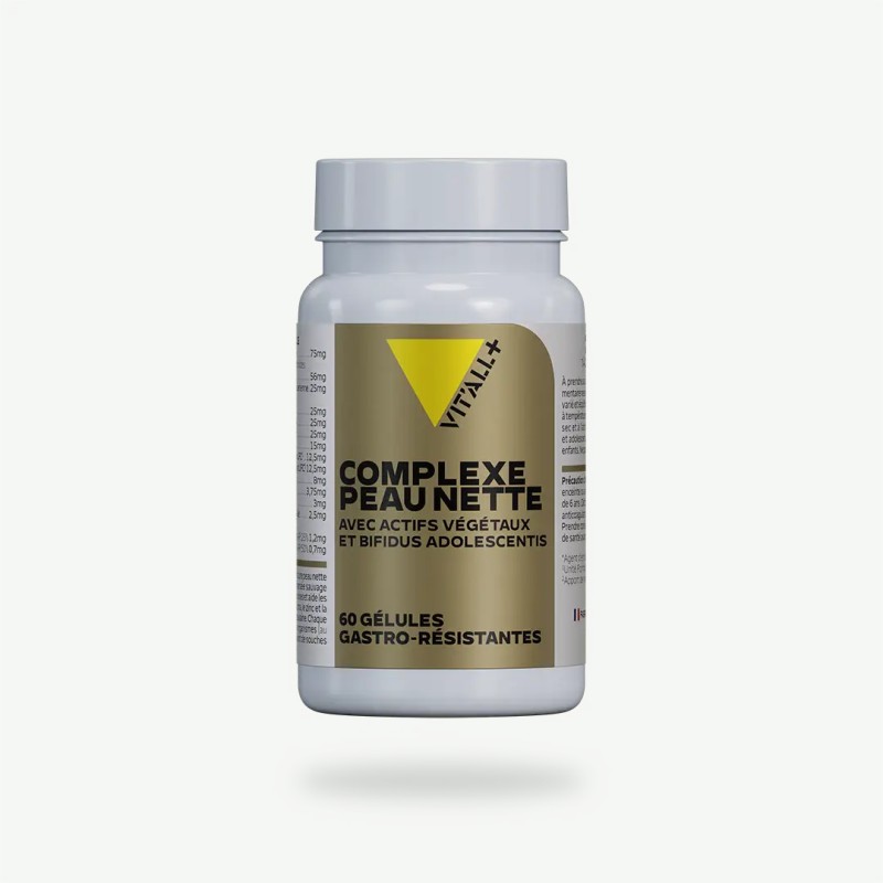 Complexe Peau Nette 60 gélules Vit'all+ Vit'all +  dans votre magasin bio en ligne Etiketbio.eu