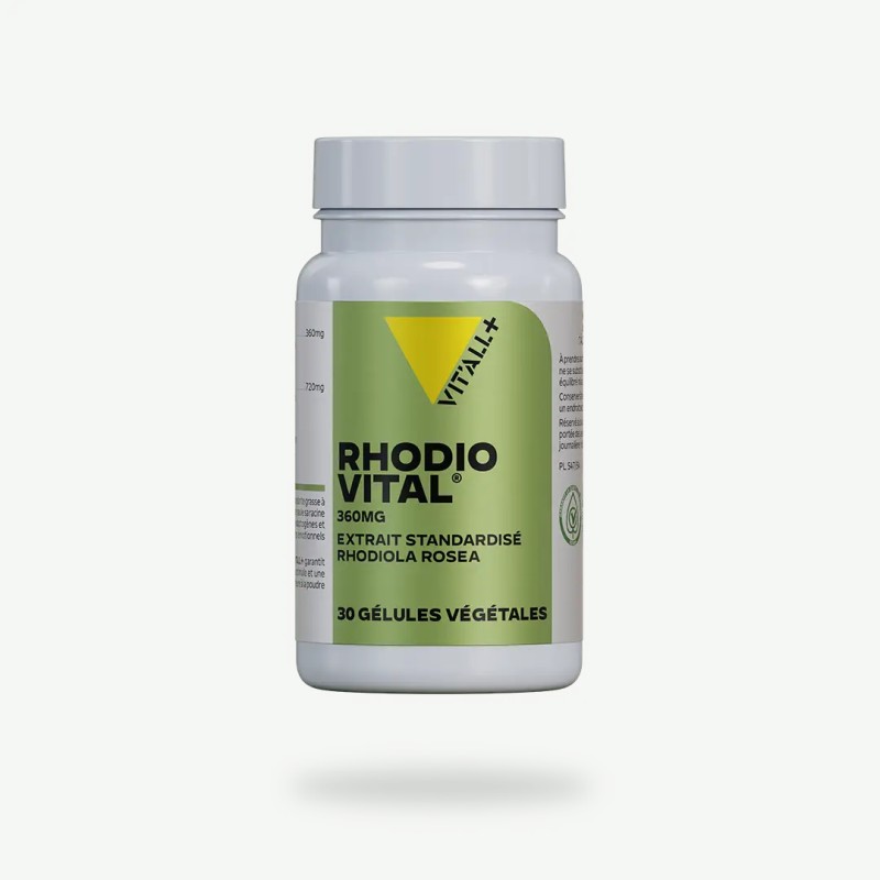 Rhodio Vital 360 mg Vit'all+ 30 gélules Vit'all +  dans votre magasin bio en ligne Etiketbio.eu