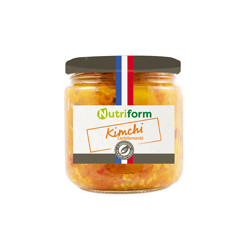 Kimchi lactofermenté bio 380g Nutriform Nutriforme  dans votre magasin bio en ligne Etiketbio.eu