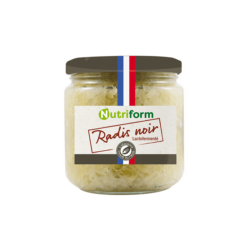 Radis noir lactofermenté bio 380g Nutriform
