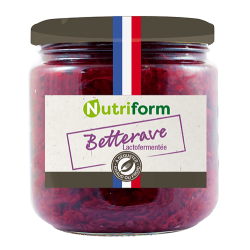 Betterave rouge lactofermentée bio 380g Nutriform