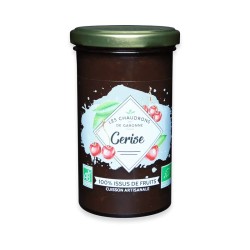Cerise 100% fruits 275g Chaudrons de Garonne Les Chaudrons de Garonne  dans votre magasin bio en ligne Etiketbio.eu