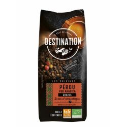 Café Pérou grains 1kg bio - Destination Destination  dans votre magasin bio en ligne Etiketbio.eu